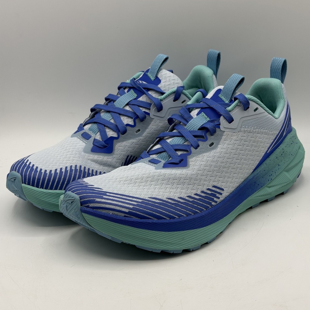 Altra Women's Light Gray Blue Teal Trail Sneakers
